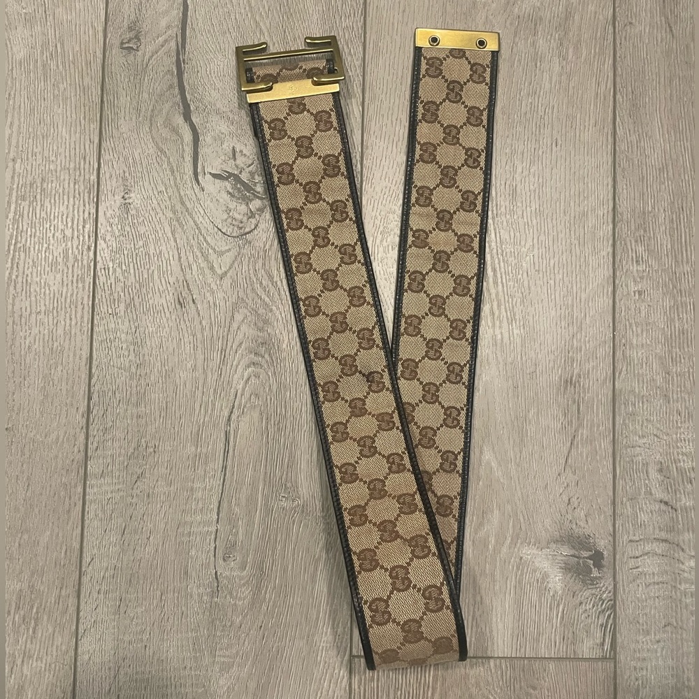 AUTHENTIC GUCCI monogram Belt